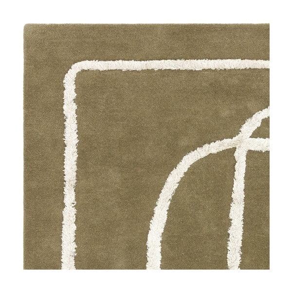 Zelený ručne tkaný vlnený koberec 160x230 cm Matrix – Asiatic Carpets-image-3