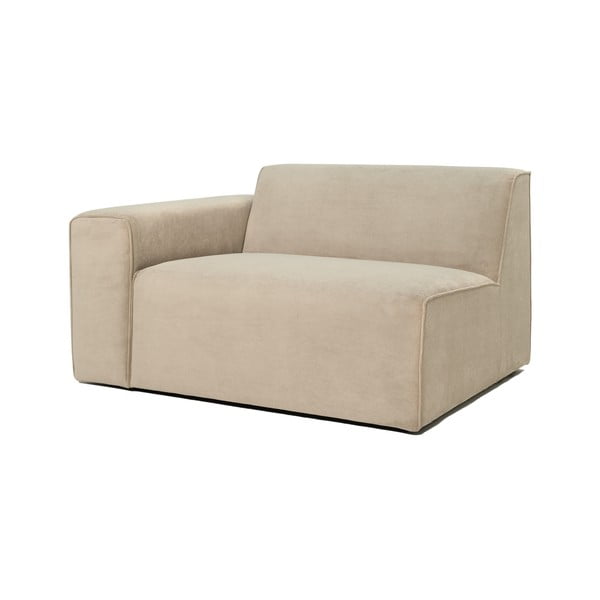 Béžový menčestrový modul pohovky (ľavý roh) Sting - Scandic-image-2