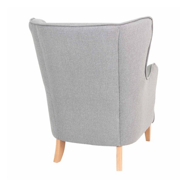 Svetlosivé kreslo ušiak House Nordic Campo-image-2