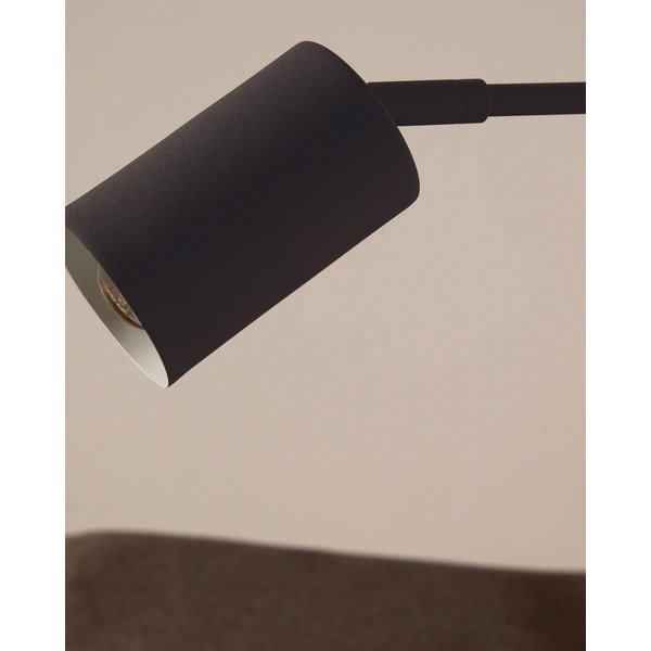 Čierna kovová stolová lampa (výška  49 cm) Manie – Kave Home-image-4