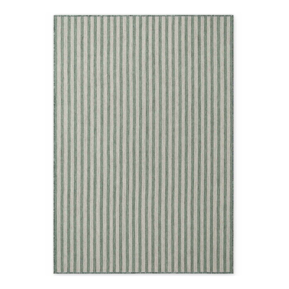 Zelený/krémovobiely vnútorný a vonkajší koberec 120x170 cm Haringey Linley – Ted Baker