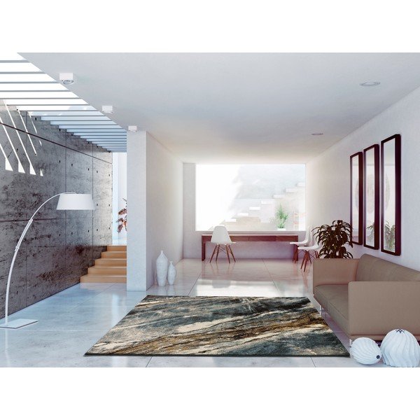Sivý koberec 150x80 cm Marmol Madera - Universal-image-1