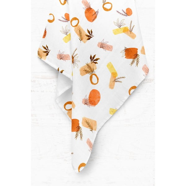 Biela mušelínová detská deka 75x100 cm Rhapsody – Mijolnir-image-2