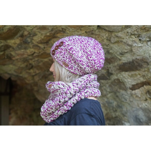 Ručne háčkovaný nákrčník DOKE Nature-image-3