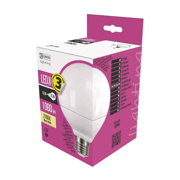 LED žiarovka EMOS Classic Globe Warm White, 11,5W E27-image-1