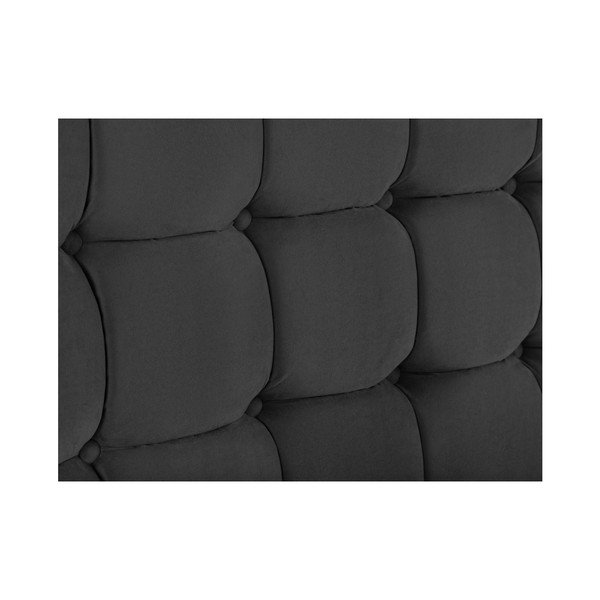 Tmavosivé čelo postele Kooko Home Hasso, 120 × 200 cm-image-2