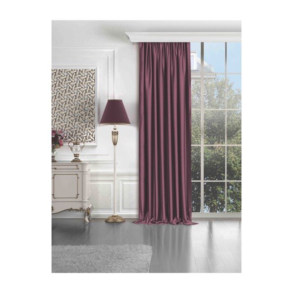 Ružový polo-zatemňovací záves 260x100 cm - Mila Home-image-3