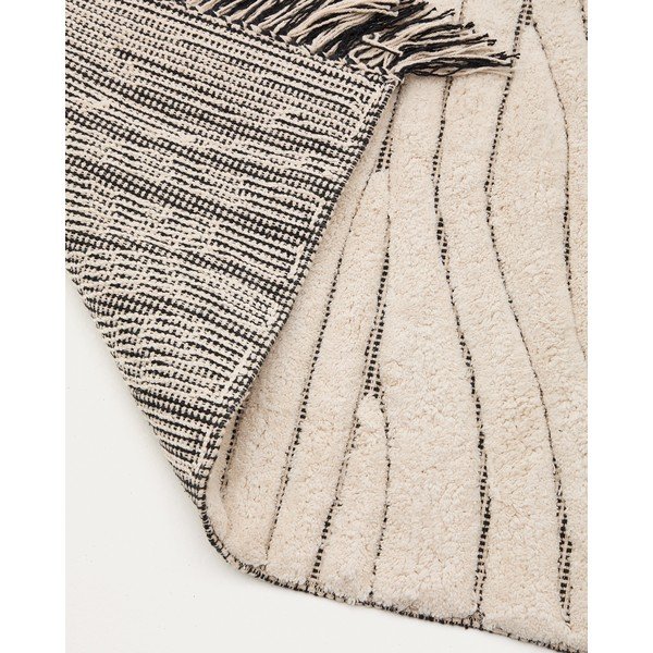 Béžová kúpeľňová predložka 50x70 cm Crilda – Kave Home-image-2