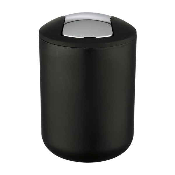 Čierny odpadkový kôš Wenko Brasil S, výška 21 cm-image-2