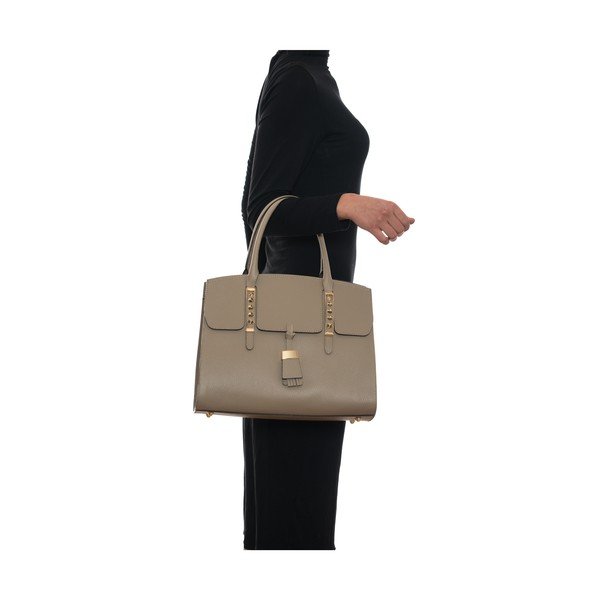 Kožená kabelka Renata Corsi 1080 Fango-image-4