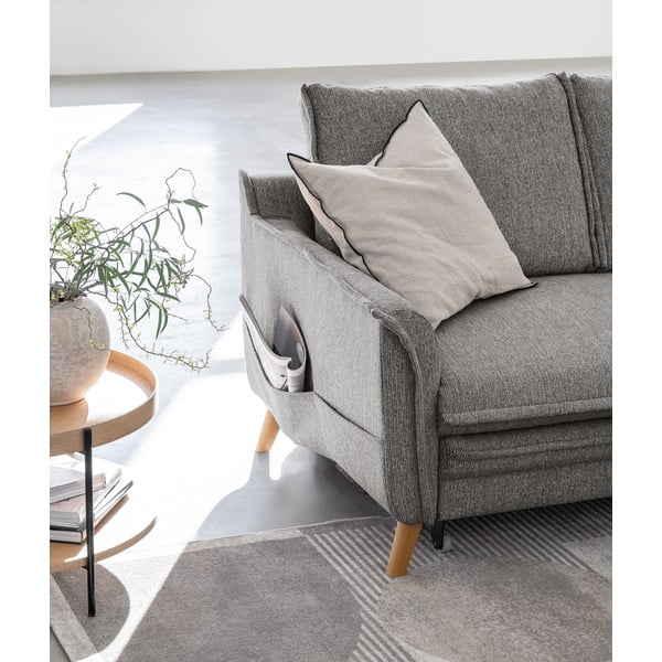 Sivá rozkladacia rohová pohovka (pravý roh) Charming Charlie – Miuform-image-4