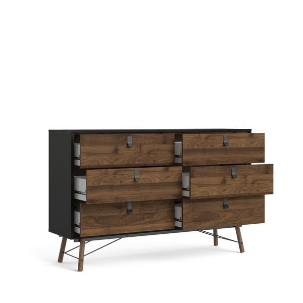 Tmavohnedá komoda Tvilum Ry, 150 x 95 cm-image-4