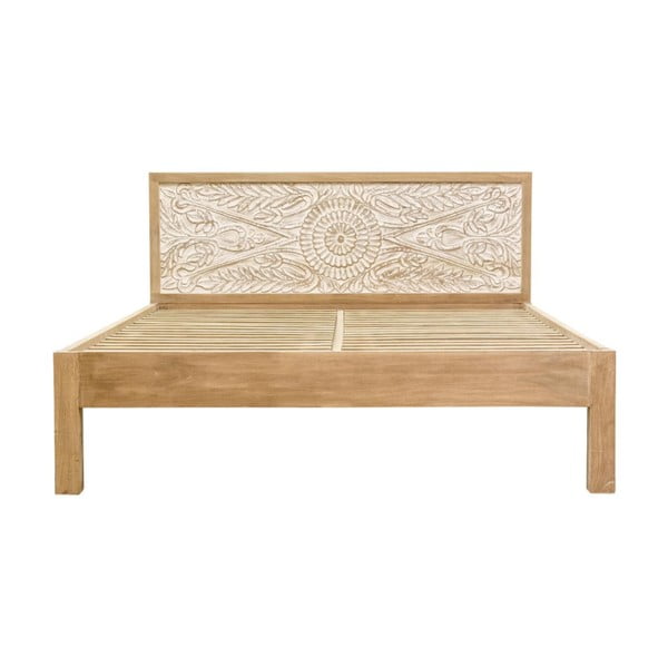 Dvojlôžková posteľ z mangového dreva Massive Home Sweet, 160 x 200 cm