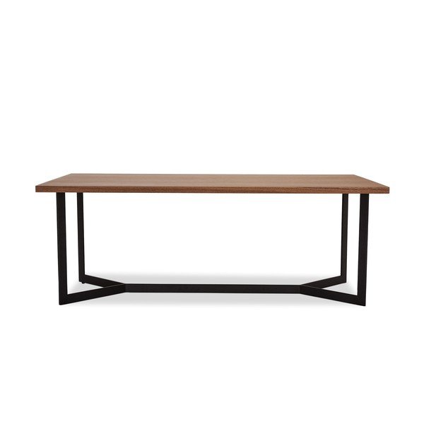Hnedý konferenčný stolík v dekore orechového dreva Furnhouse Tokyo, 140 x 80 cm-image-2