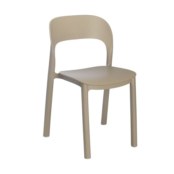 Sada 4 pieskovo hnedých stoličiek stoličky Resol Ona
