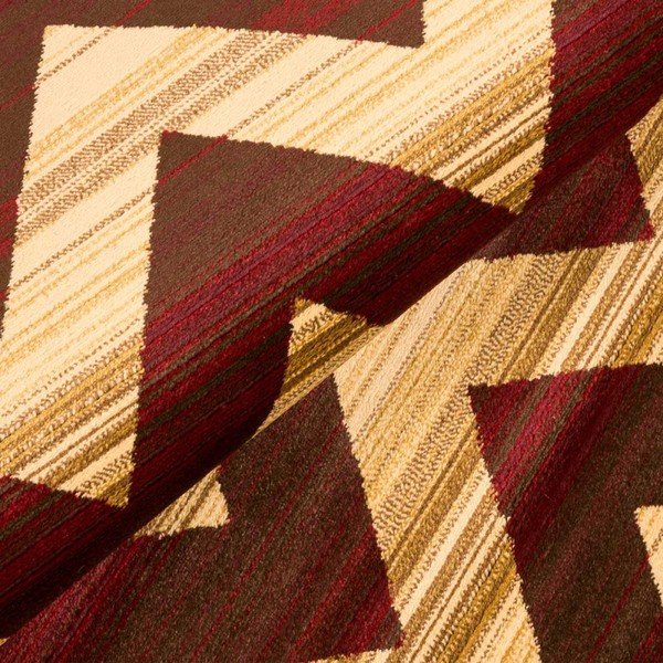 Hnedý vysokoodolný koberec Floorita Inspiration ZigZag, 165 × 235 cm-image-1