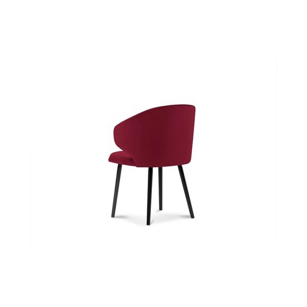 Červená jedálenská stolička so zamatovým poťahom Windsor & Co Sofas Nemesis-image-2