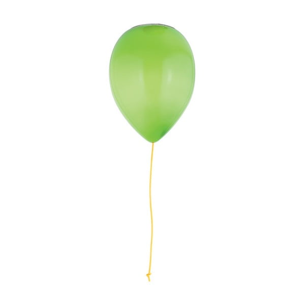 Zelené stropné svietidlo Balon
