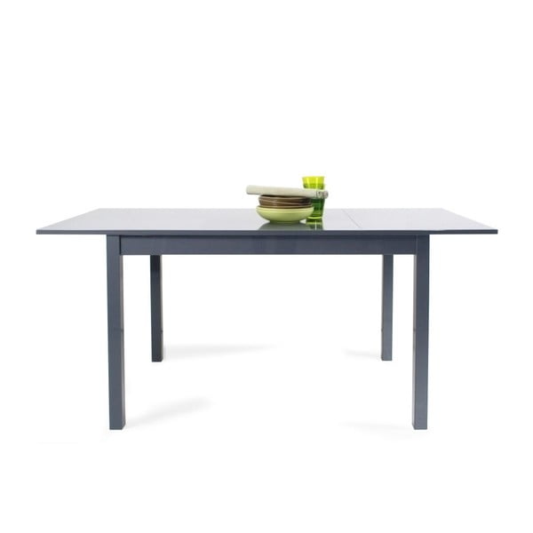 Sivý rozkladací stôl Global Trade Trancius, dĺžka 120-170 cm
