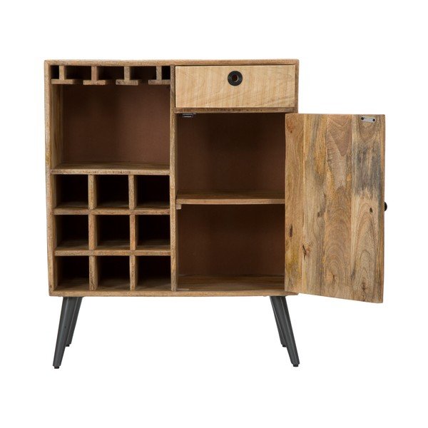 Skrinka z mangového dreva Mauro Ferretti Belgrado Cellar, šírka 75 cm-image-3