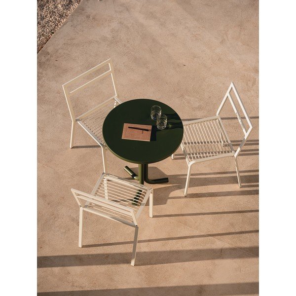 Kovový okrúhly záhradný jedálenský stôl ø 59 cm Nokk – noo.ma-image-2