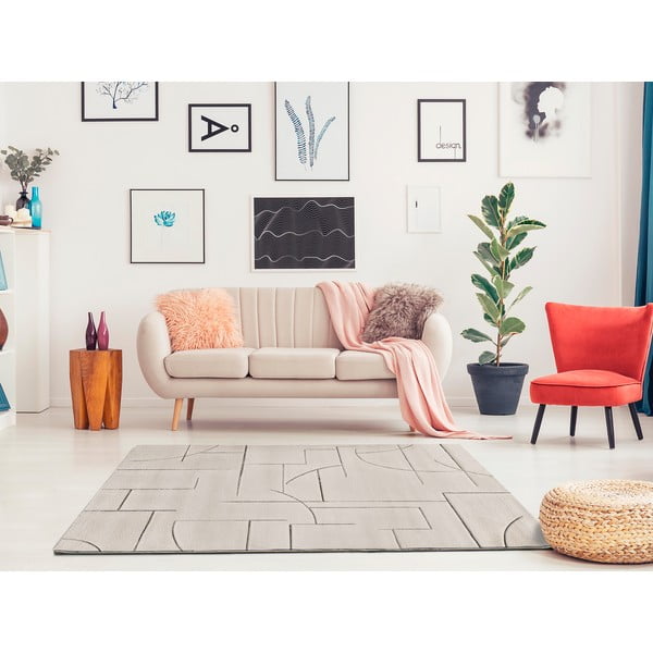 Krémovobiely koberec 120x170 cm Lena – Universal-image-2