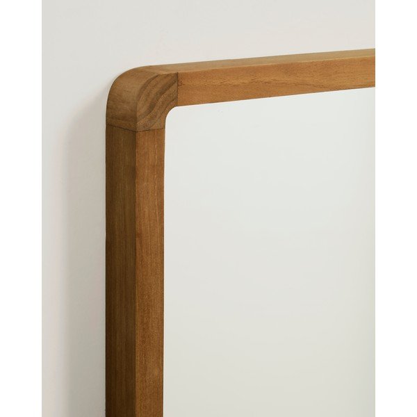 Nástenné zrkadlo s dreveným rámom 45x70 cm Shamel – Kave Home-image-2