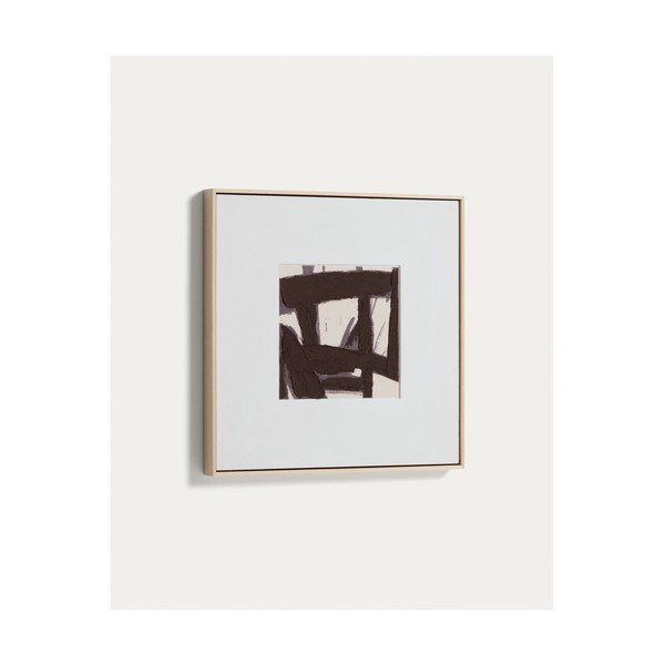 Ručne maľovaný obraz s rámom/na plátne 60x60 cm Arilan – Kave Home