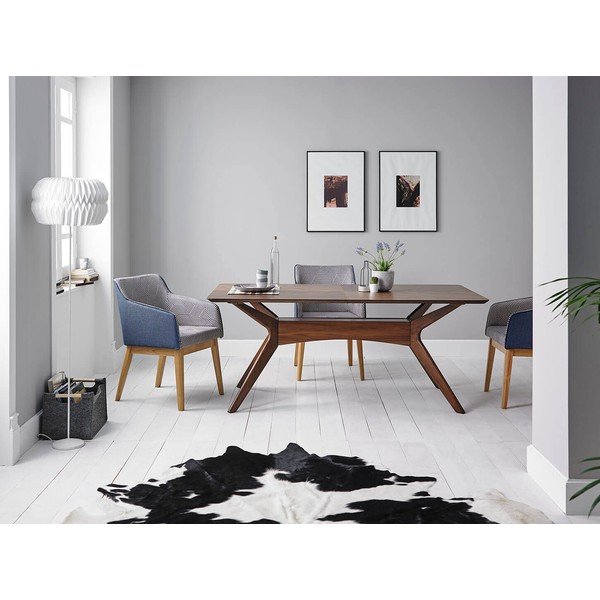 Jedálenský stôl v dekore orechového dreva sømcasa Helga, 180 x 95 cm-image-3