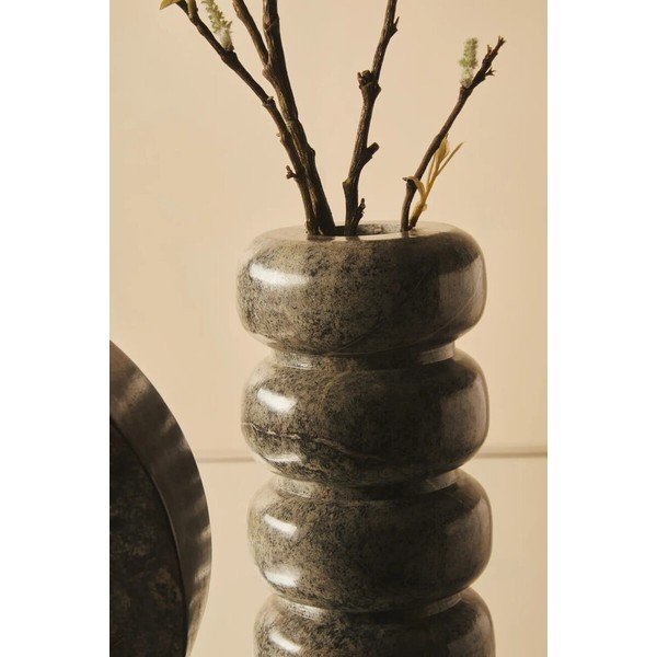Zelená mramorová váza (výška  25 cm) Fazio – Premier Housewares-image-1