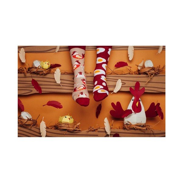 Ponožky Many Mornings Egg and Chicken, veľ. 35-38-image-1