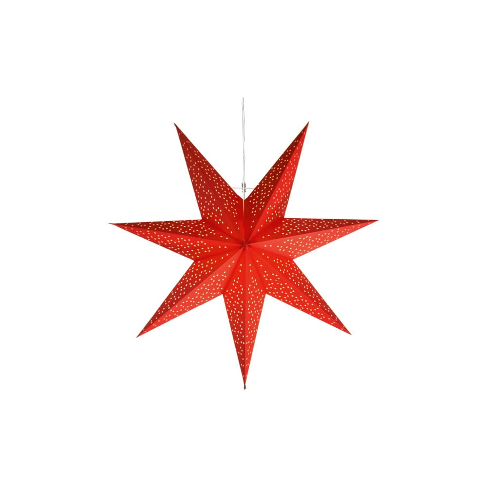Červená svetelná dekorácia Star Trading Dot, ⌀ 54 cm