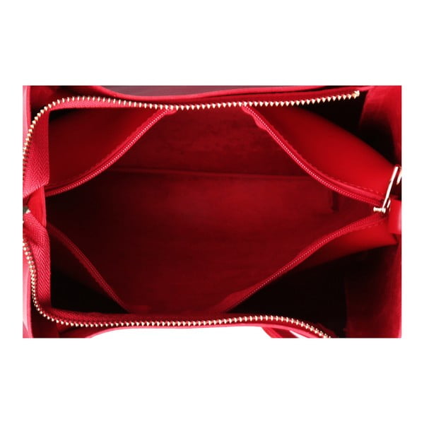 Červená kabelka z eko kože Beverly Hills Polo Club Amy-image-2