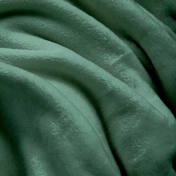 Zelená deka z mikroflanelu 220x240 cm Flanou – douceur d'intérieur-image-2