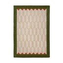 Zelený/v prírodnej farbe ručne tkaný vlnený koberec 160x230 cm Apex Border Wool – Flair Rugs