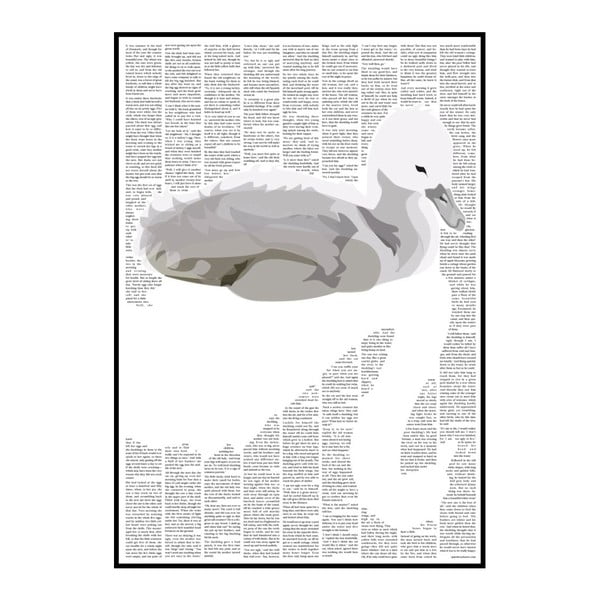 Knižný plagát Škaredé kačiatko, 21x29,7 cm