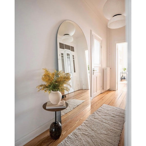 Biely prateľný ručne tkaný vlnený behúň 70x200 cm Enkang Ivory – Lorena Canals-image-4