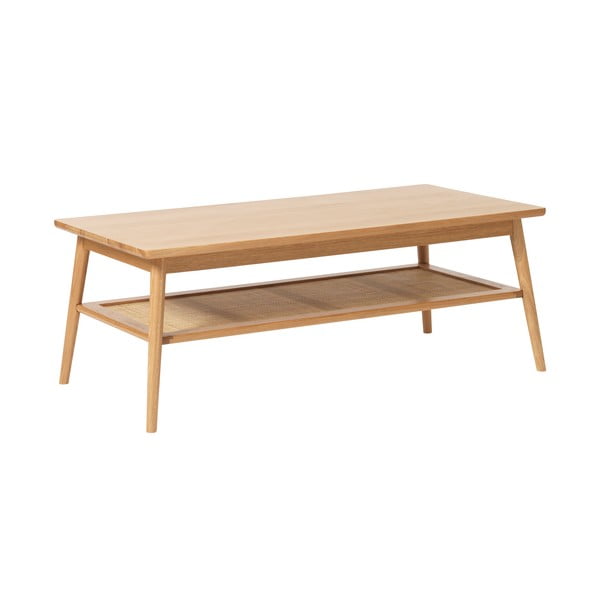 Konferenčný stolík s doskou v dubovom dekore v prírodnej farbe 60x120 cm Barrali – Unique Furniture-image-1