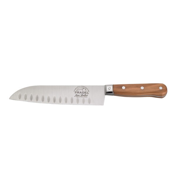 Santoku nôž z antikoro ocele Jean Dubost Olive, dĺžka 20 cm