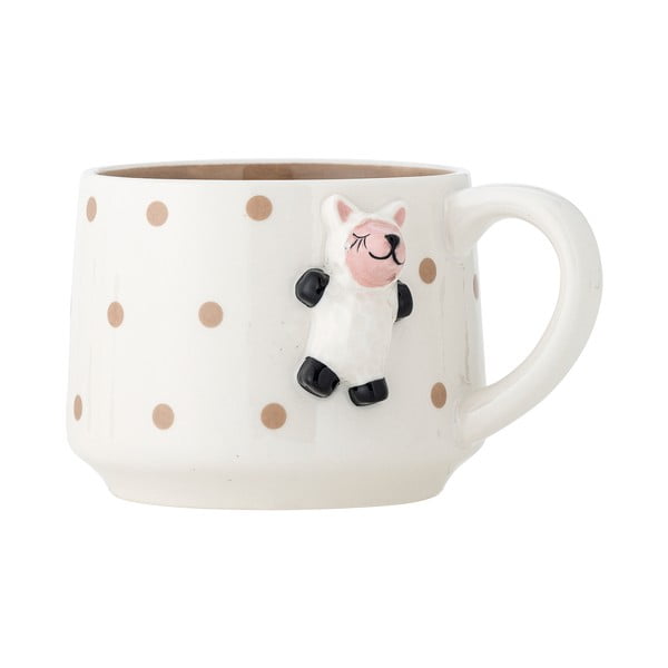 Biely keramický detský hrnček na kakao 370 ml Dolly – Bloomingville Mini-image-2