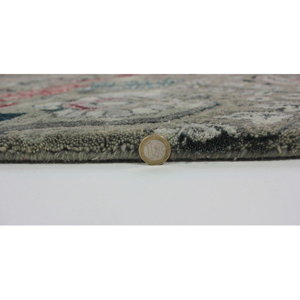 Sivý ručne tkaný koberec Flair Rugs Persian Fusion, 120 × 170 cm-image-2