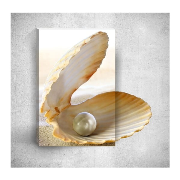 Nástenný 3D obraz Mosticx Seashell With Pearl, 40 × 60 cm