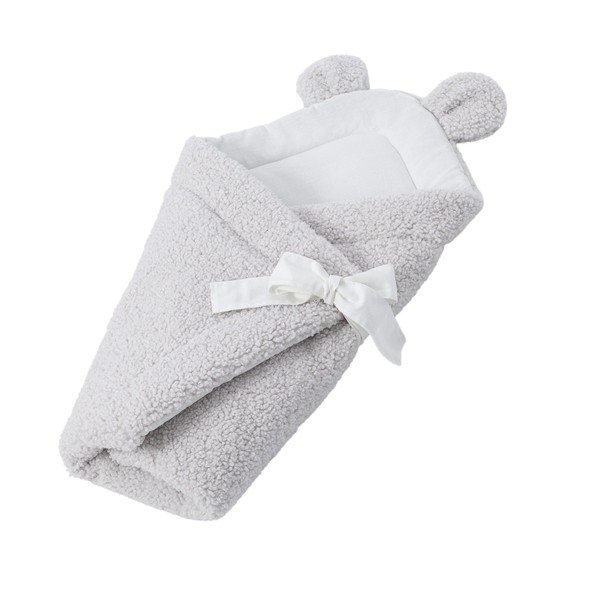 Slonovinová detská zavinovačka s baránkom 35x65 cm – Meowbaby-image-1