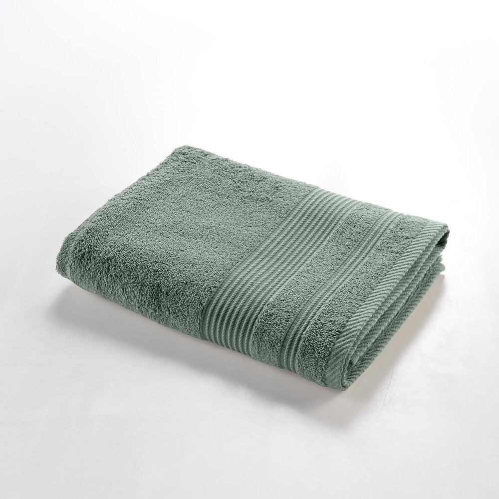 E-shop Šalviová zelená froté bavlnená osuška 70x130 cm Tendresse – douceur d'intérieur