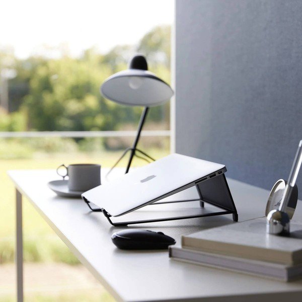 Čierny kovový stojan pro notebook Tower – YAMAZAKI-image-2