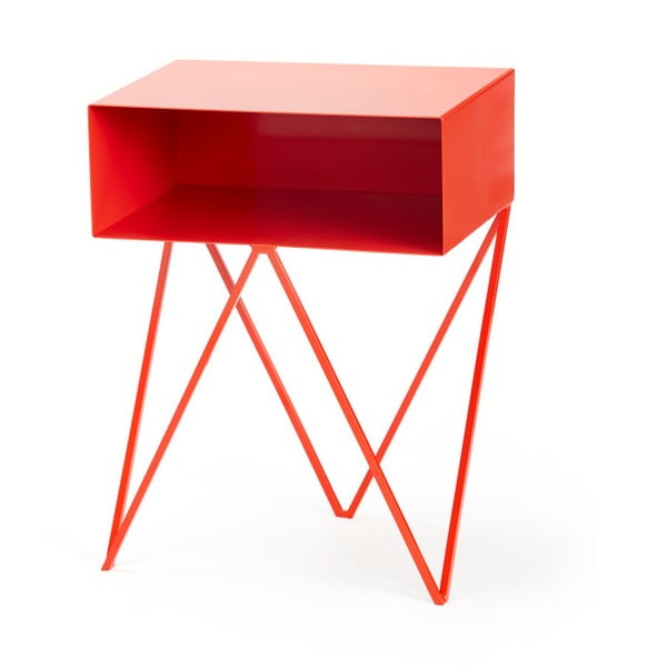 Červený príručný stolík &New Robot