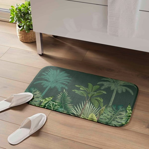 Zelená kúpeľňová predložka 45x75 cm Vagabonde – douceur d'intérieur-image-1