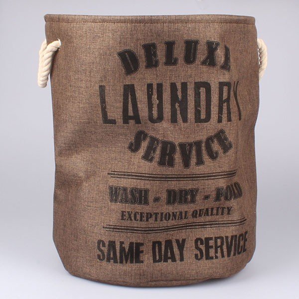 Kôš na bielizeň Laundry Service, hnedý