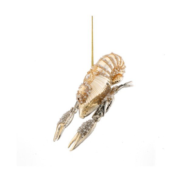 Sklenená vianočná ozdoba 13,5 cm Bejewelled Lobster – Sass & Belle