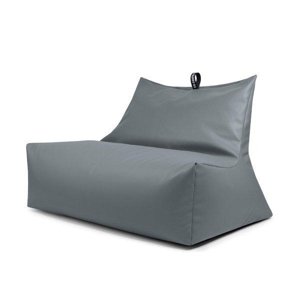 Sivý sedací vak z imitácie kože Icy Sofa – So Soft?